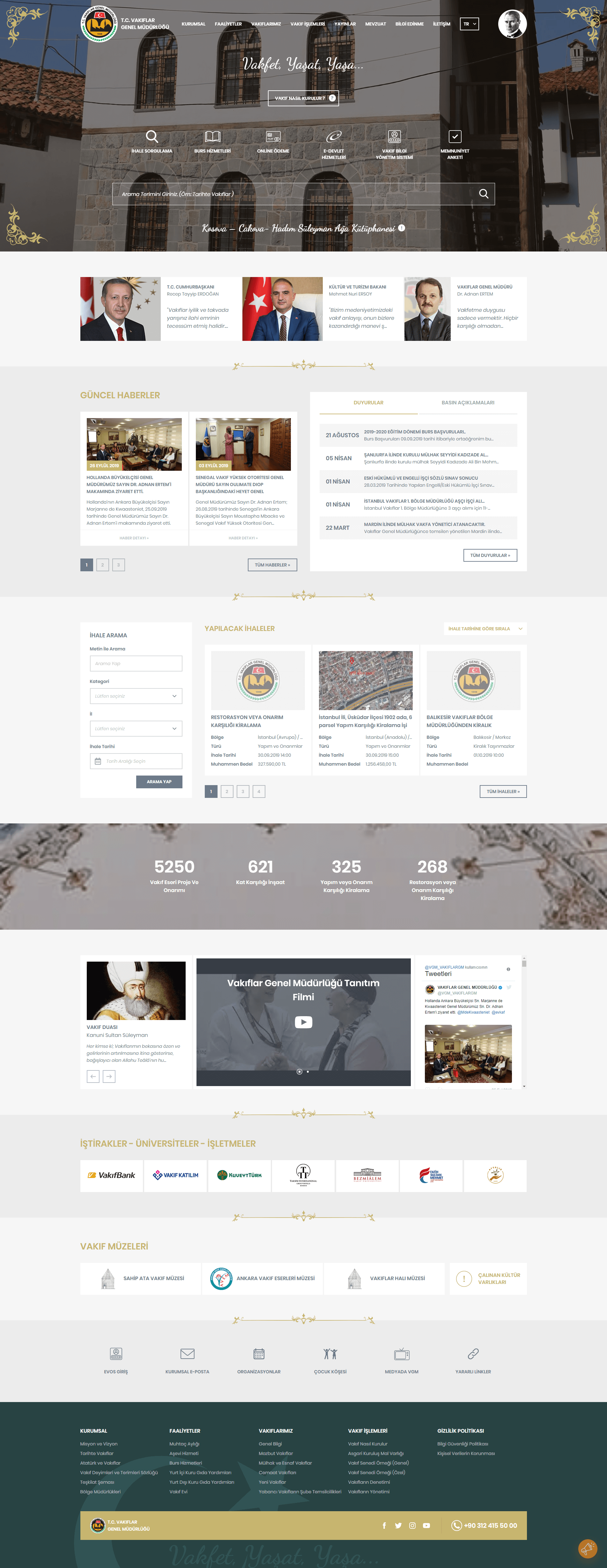 T. C. The General Directorate of Foundations